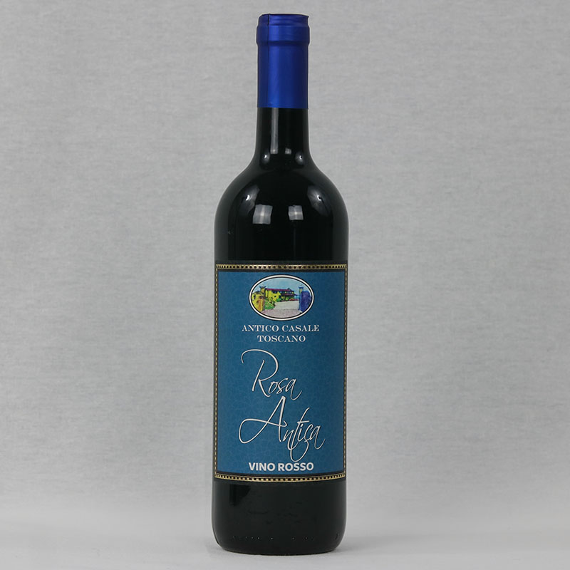 Rosa Antica Red Wine Bottle